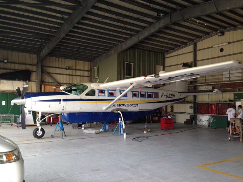 Propel visits St. Barth’s Commuter to install APE STOL kits